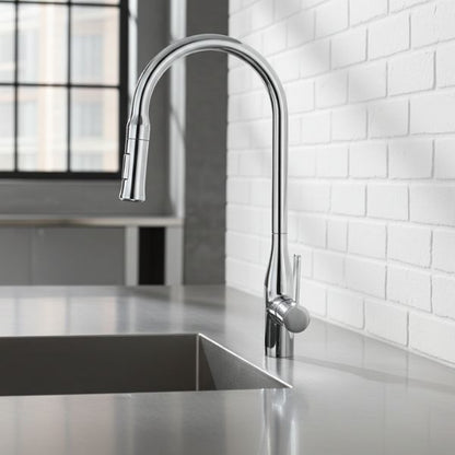 Grifo Cocina Stillo Extraíble Cromo 1 Jet - TU ULTIMO CLIC