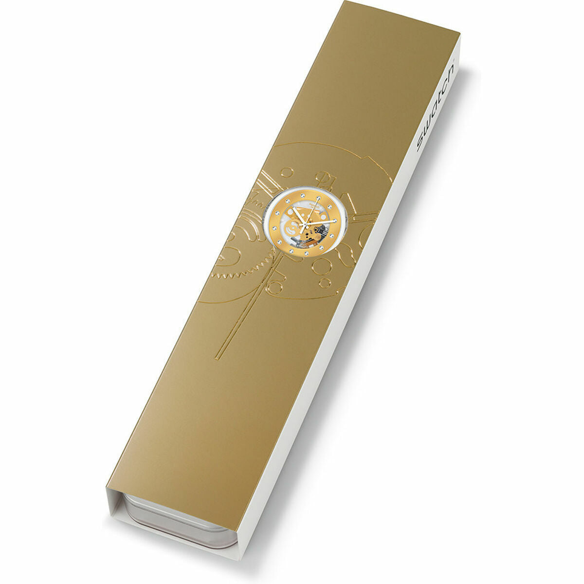 Swatch Reloj Mujer Diseño Dorado SUNRAY GLAM SUOZ148 41 mm Swatch
