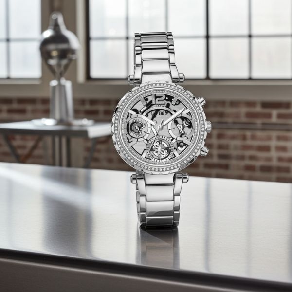 Guess Reloj Mujer Acero Inoxidable Elegante GW0403L1 37 mm Guess