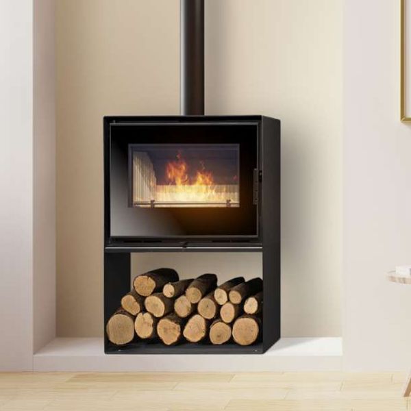 Estufa a Leña X1 Box Metlor 7,8kW - TU ULTIMO CLIC