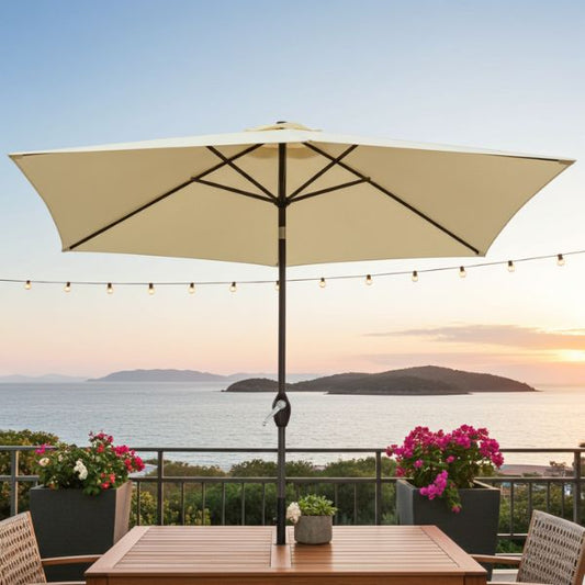 Sombrilla Aktive Crema Rectangular 300x200 cm - TU ULTIMO CLIC