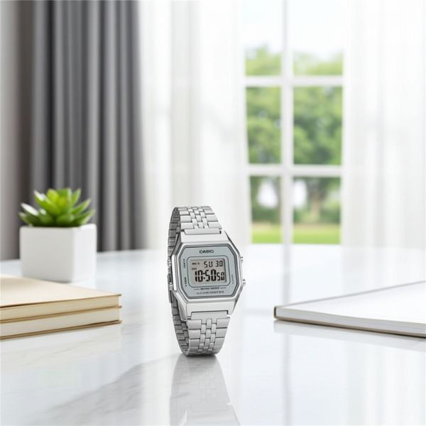 Reloj Casio Mujer LA680WEA-7EF Plateado Vintage