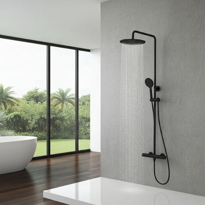 Ducha Termostática Clever Go!2 Negro Mate - 5 Funciones, Seguridad 38°C y Cold Touch - TU ULTIMO CLIC