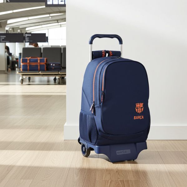 Mochila Escolar Barcelona con Carro 32cm - Niño - TU ULTIMO CLIC