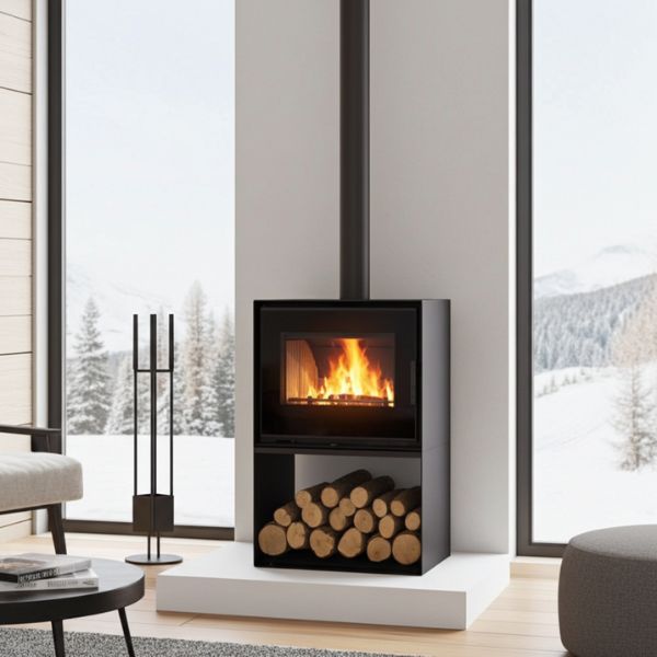 Estufa a Leña X1 Box Metlor 7,8kW - TU ULTIMO CLIC