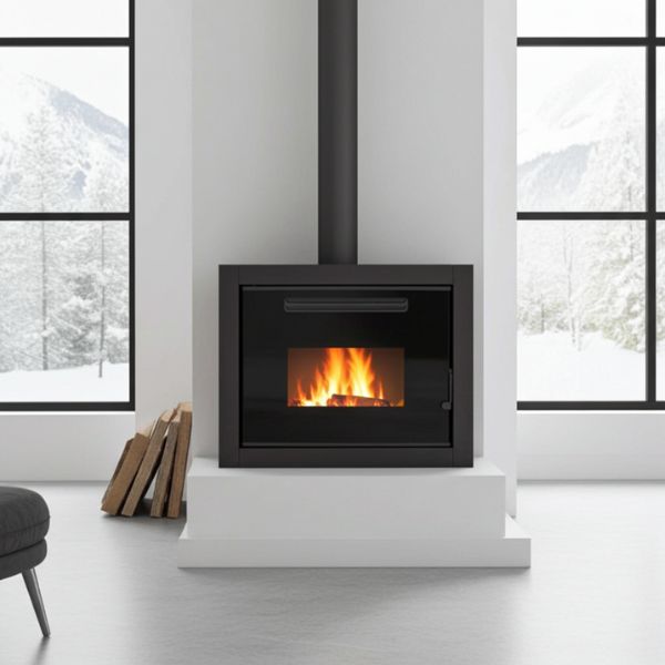 Insertable de Pellet Maxus Hidro 25  Calefacción Eficiente para Radiadores y Suelo Radiante - TU ULTIMO CLIC