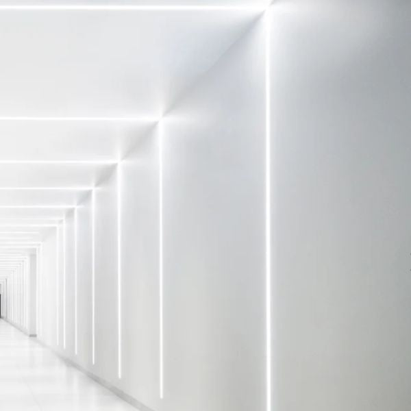 Perfil Aluminio Empotrable Escayola/Pladur 2M para Tira LED 9 mm - TU ULTIMO CLIC