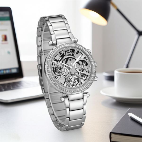 Guess Reloj Mujer Acero Inoxidable Elegante GW0403L1 37 mm Guess