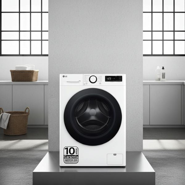 Lavadora LG F4WR6010A0W 10kg 1400rpm AI DD TurboWash - Oferta LG