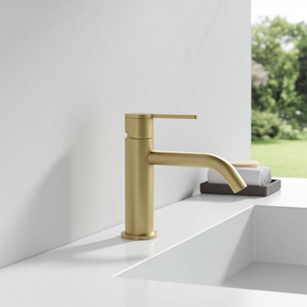 Grifo Monomando Nexus Oro Cepillado 70mm - TU ULTIMO CLIC