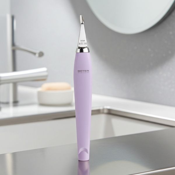 Cortacutículas Beter Lila Acero Inoxidable