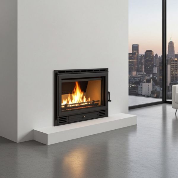 Insertable a Leña Metlor R8A - 7,8 kW con Ventilación - TU ULTIMO CLIC
