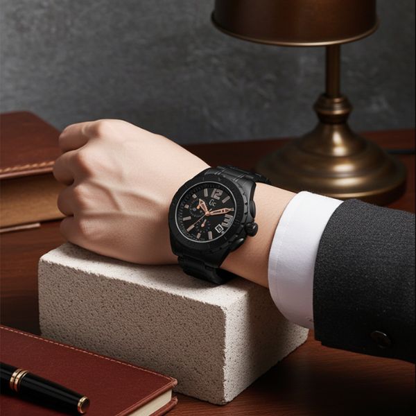 Reloj Guess Hombre X76009G2S Negro 45 mm - TU ULTIMO CLIC