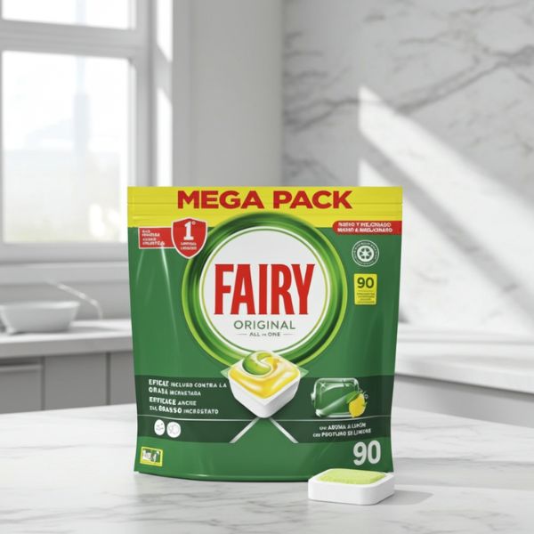 Fairy Lavavajillas Todo en 1 90 Cápsulas - TU ULTIMO CLIC