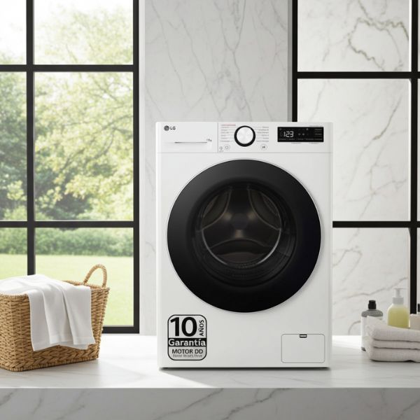 Lavadora LG F4WR6010A0W 10kg 1400rpm AI DD TurboWash - Oferta LG