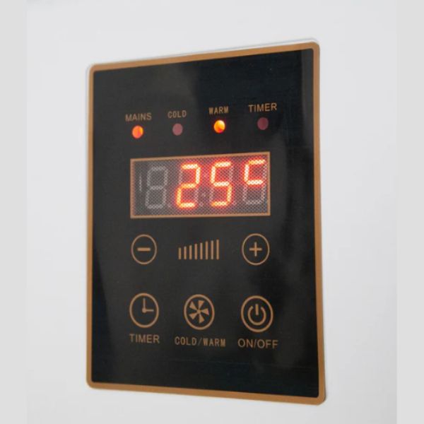 Calefactor Split PTC 1500W Blanco - Control Remoto y Temporizador - TU ULTIMO CLIC