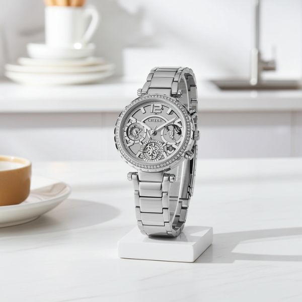 Guess Reloj Mujer Acero Inoxidable Elegante GW0403L1 37 mm Guess