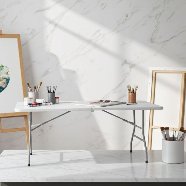 Mesa Plegable Marbueno Gris 180 cm - TU ULTIMO CLIC