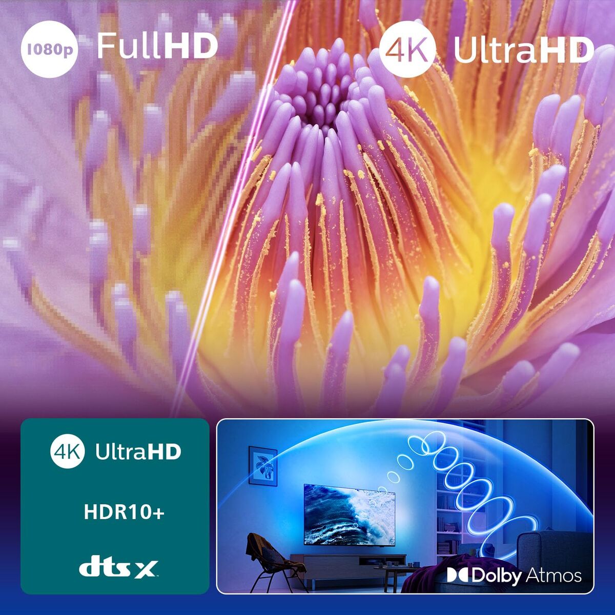 Smart TV Philips 55PUS8010/12 4K Ambilight 55" - TU ULTIMO CLIC