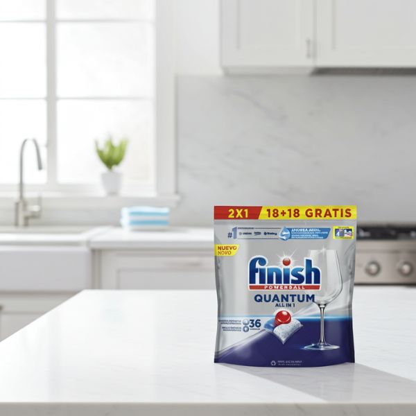 Finish Quantum Lavavajillas 36 Pastillas - TU ULTIMO CLIC
