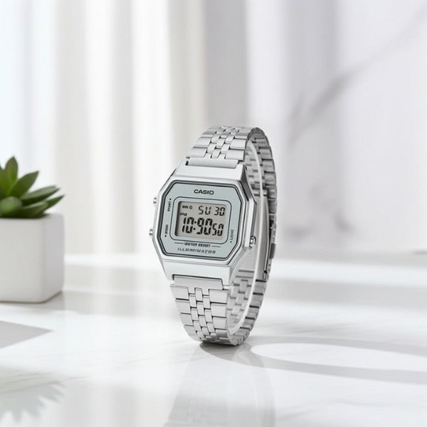 Reloj Casio Mujer LA680WEA-7EF Plateado Vintage