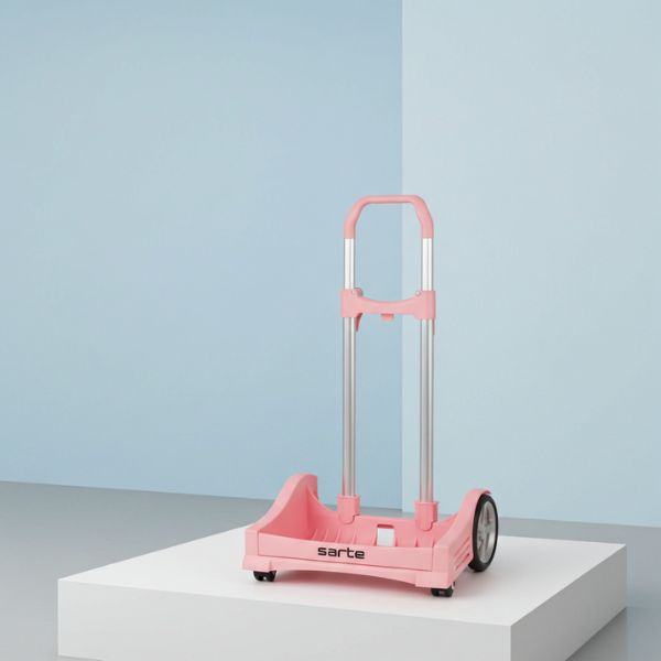 Carro Escolar Safta Rosa - Sistema Antivibración Universal - TU ULTIMO CLIC