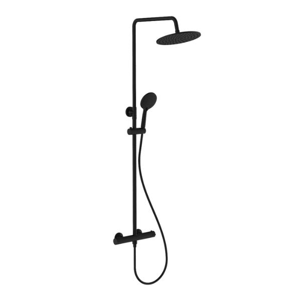 Ducha Termostática Clever Go!2 Negro Mate - 5 Funciones, Seguridad 38°C y Cold Touch - TU ULTIMO CLIC