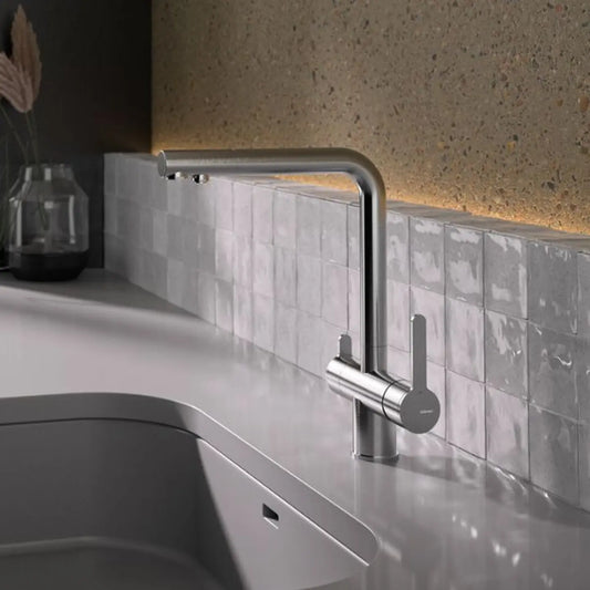 Grifo Cocina 3 Vías Nexus Extraíble | Acero Inoxidable y Compatible con Ósmosis - TU ULTIMO CLIC