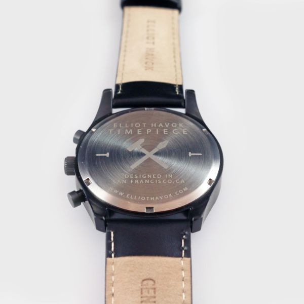 Reloj Diamante Black Racer - Cronógrafo 42 mm Cuero Italiano - TU ULTIMO CLIC