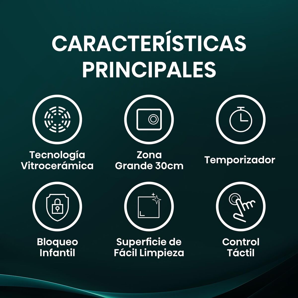 Placa de Inducción Hisense E6332BSCE 5700W - TU ULTIMO CLIC