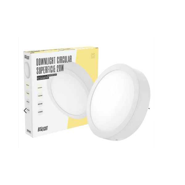 Plafón LED Circular 20W - 6000K y 4200K Blanco - TU ULTIMO CLIC