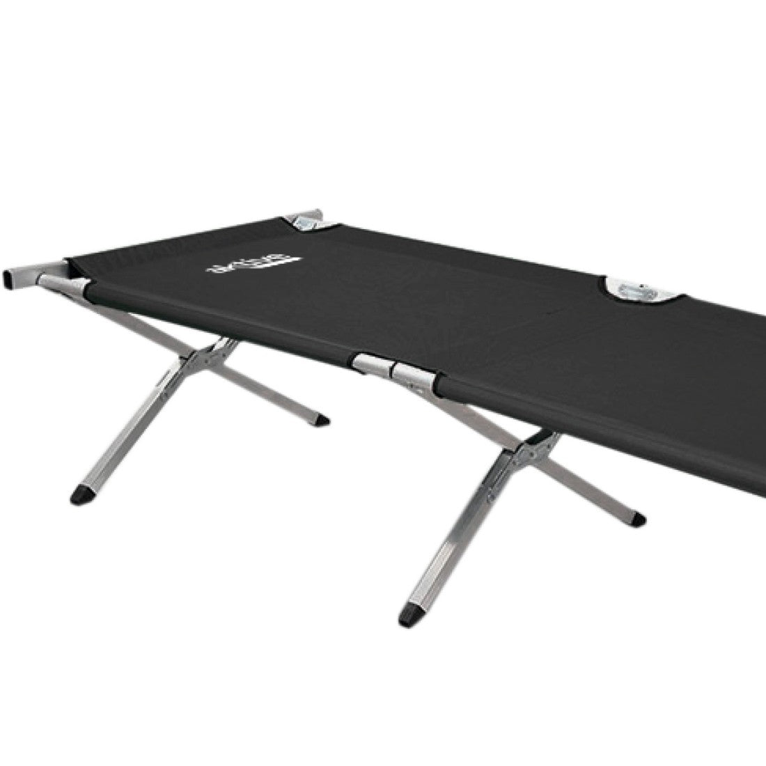 Cama Plegable Aktive Camping Negra 190 cm (Pack 2) - TU ULTIMO CLIC