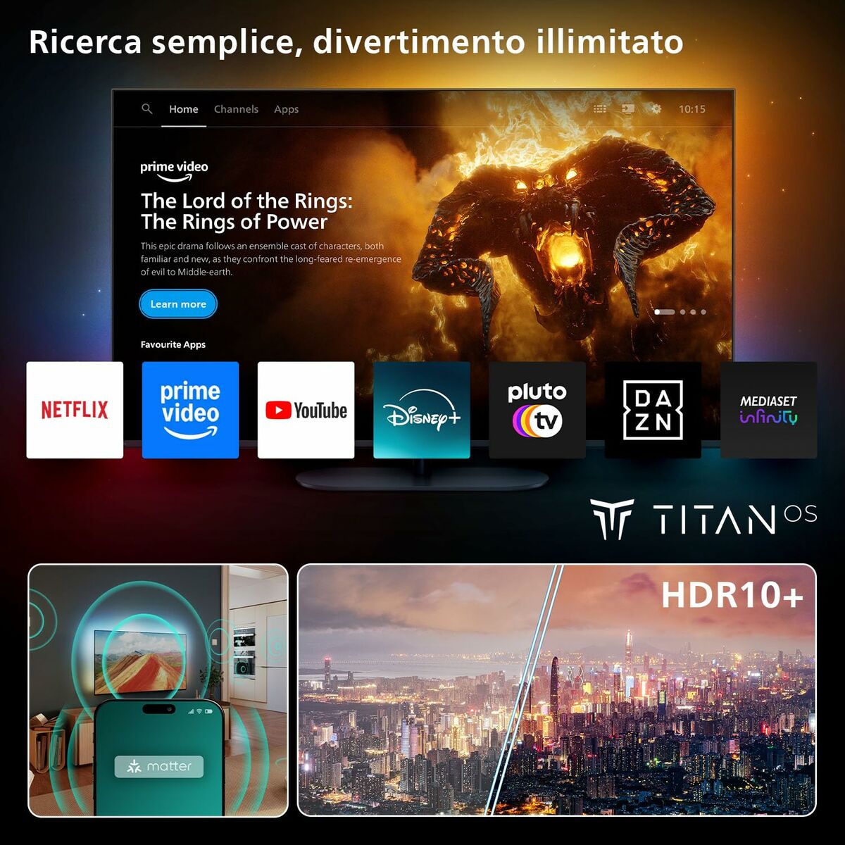 Smart TV Philips 55PUS8010/12 4K Ambilight 55" - TU ULTIMO CLIC