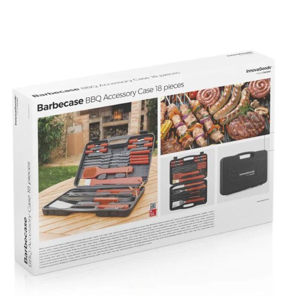 Set Utensilios Barbacoa Barbecase InnovaGoods 18 Piezas - TU ULTIMO CLIC