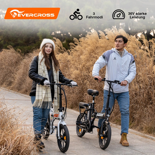 EVERCROSS TECH EK5 Bicicleta Eléctrica Plegable  Motor 250W y Autonomía 45 km - TU ULTIMO CLIC