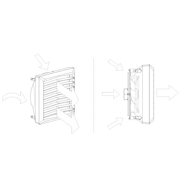 Calefactor Industrial VTS Volcano VR Mini AC - 20kW con Control de Caudal Variable