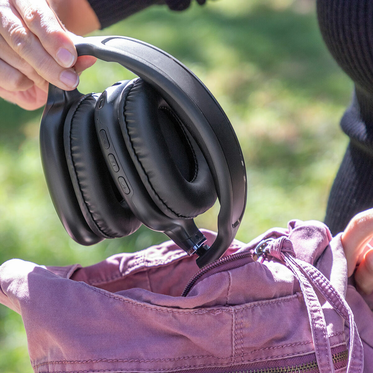 Auriculares de Diadema Plegables Inalámbricos Folbeat InnovaGoods · Bluetooth 5.3 · Micrófono · Reducción de Ruido InnovaGoods