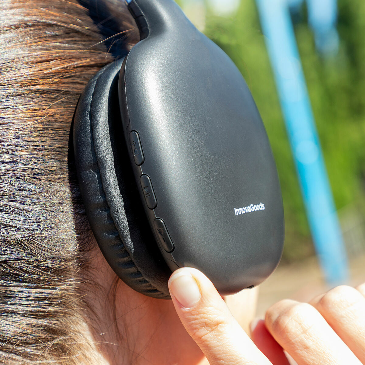 Auriculares de Diadema Plegables Inalámbricos Folbeat InnovaGoods · Bluetooth 5.3 · Micrófono · Reducción de Ruido InnovaGoods
