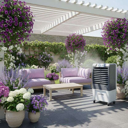 Climatizador Evaporativo Profesional BRITEC Coolvent BKT-4 105W Bajo Consumo