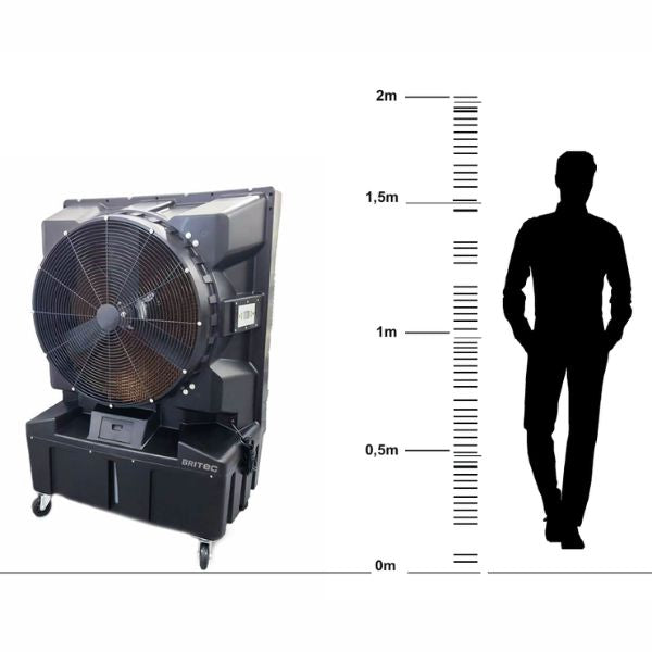 BRITEC BKT‑18N – Bioclimatizador Evaporativo Portátil Profesional 200 m² | 640W, Lámpara UV y Panel LCD Tous