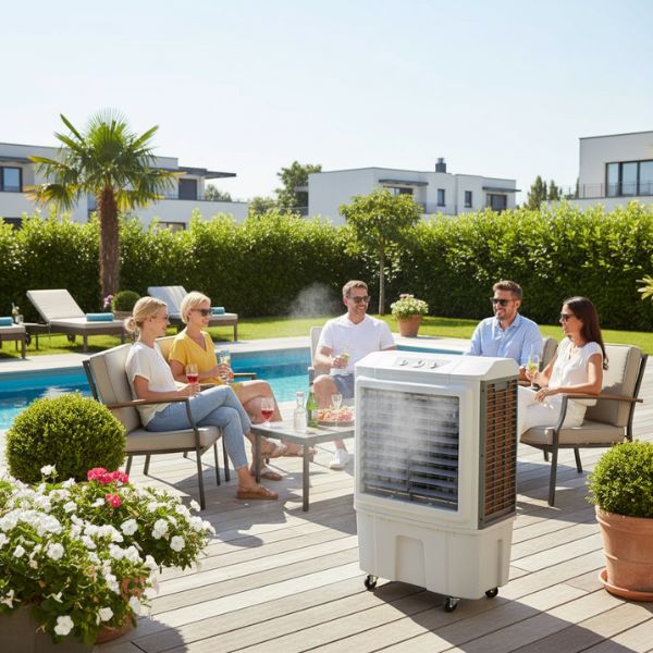 Evaporativo Portátil BRITEC BKT‑5 Freshvent – Bioclimatizador Ecológico hasta 40 m² ONE