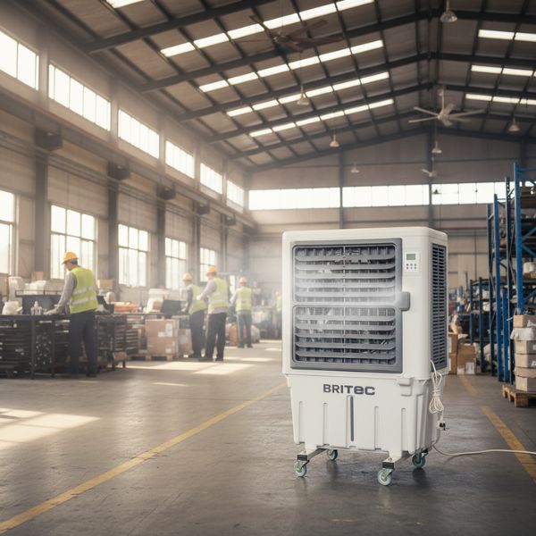 Bioclimatizador Evaporativo Portátil Profesional BRITEC BKT‑6 – 50 m², 290W, Bajo Consumo y Aire Fresco Tous