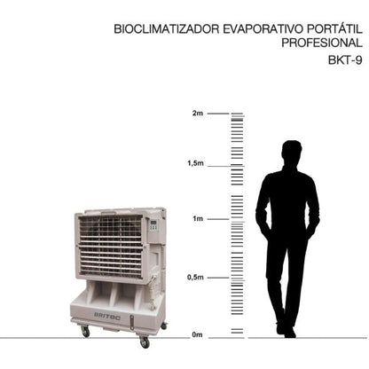 Bioclimatizador Evaporativo Portátil BRITEC Coolvent BKT‑9 · TU-ULTIMO-CLIC