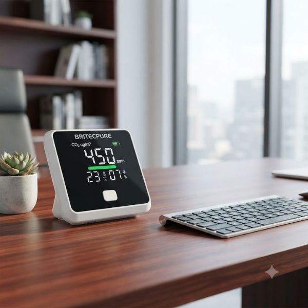 Medidor de CO2 BRITEC BRITECPURE BTC103B – Control de Aire Compacto - TU-ULTIMO-CLIC