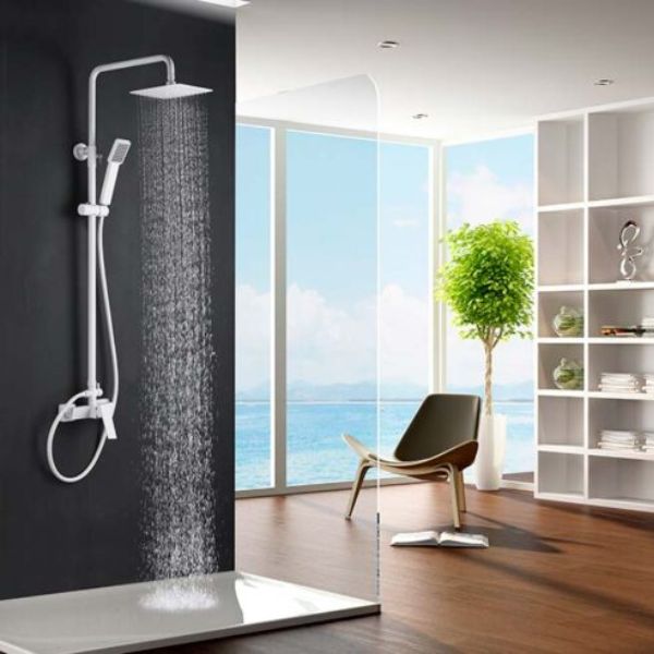 Barra de Ducha Monomando IMEX Art | Diseño Cuadrado | Acabados Premium Color Wow