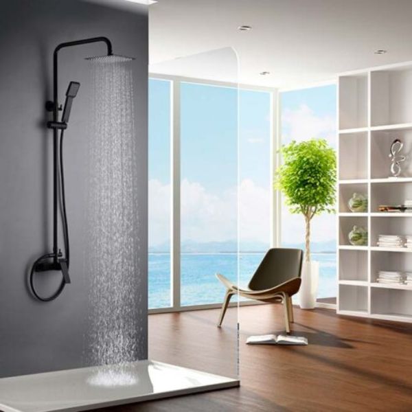 Barra de Ducha Monomando IMEX Art | Diseño Cuadrado | Acabados Premium Color Wow