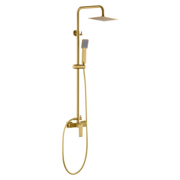 Barra de Ducha Monomando IMEX Art | Diseño Cuadrado | Acabados Premium Color Wow