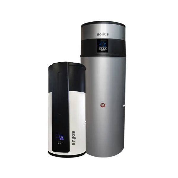 Solius ECOTANK SILVER PRO · Aerotermo Sanitario R290 · Acero Inox Duplex 2205 · 100/200/300 L Solius