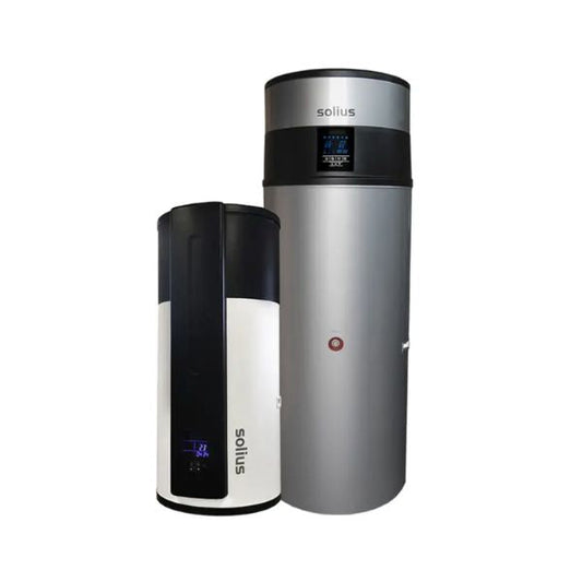 Solius ECOTANK SILVER PRO · Aerotermo Sanitario R290 · Acero Inox Duplex 2205 · 100/200/300 L Solius