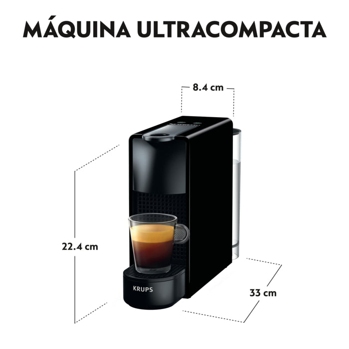Cafetera de Cápsulas Krups Nespresso Essenza Mini XN110B - TU-ULTIMO-CLIC